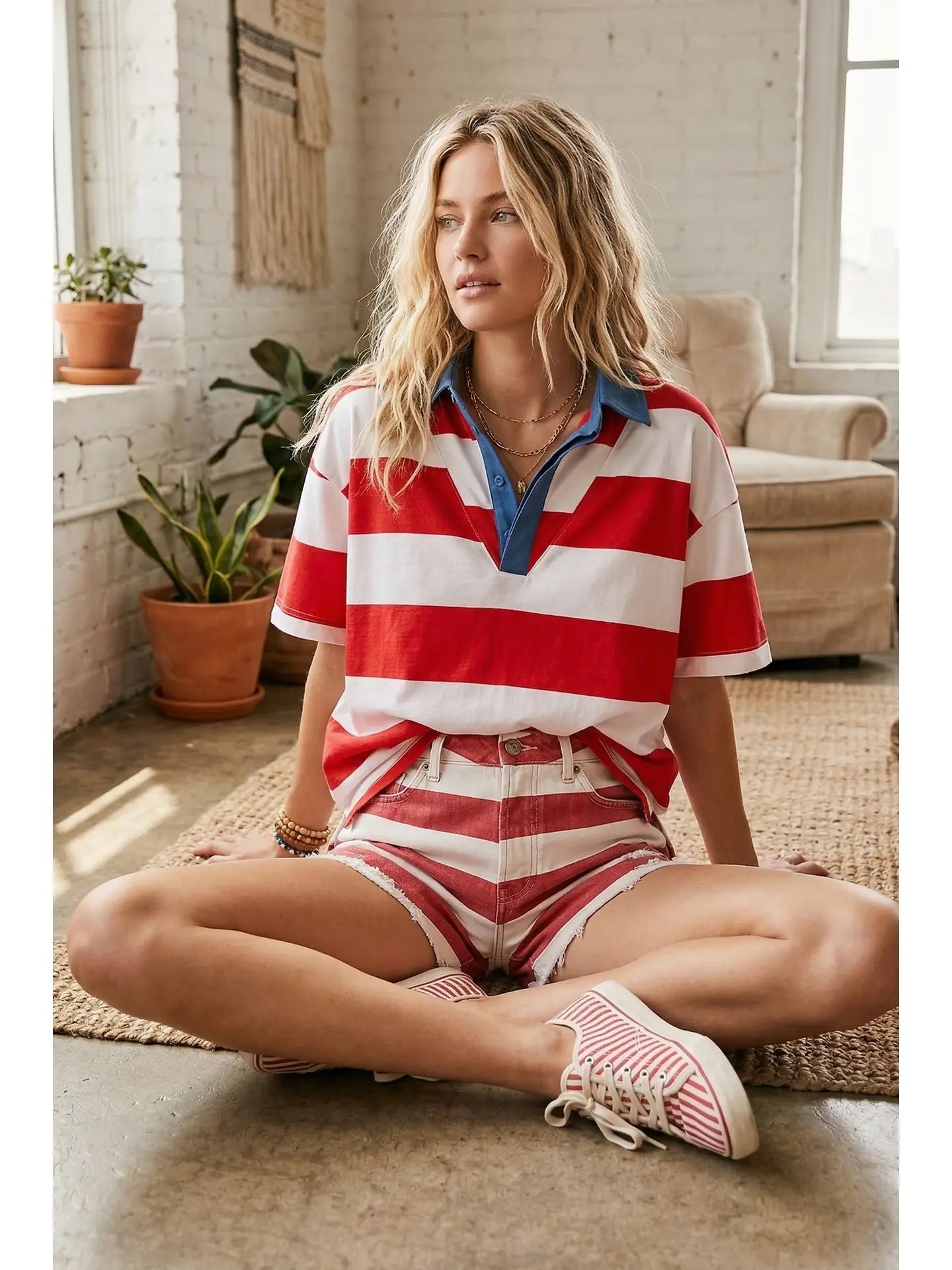 Americana Striped Top