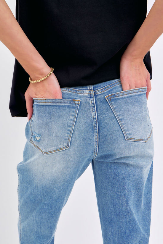 Judy Blue High Waist Pocket & Destroy Boyfriend
