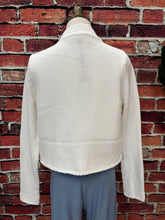 Load image into Gallery viewer, Classic White One-Button Cardigan
