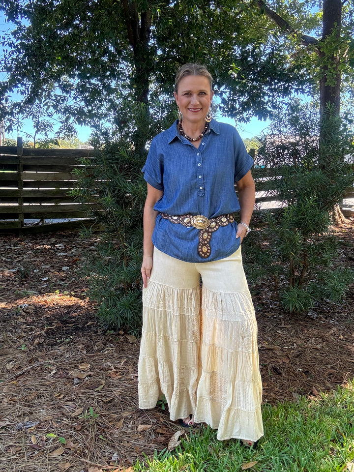 Boho Palazzo Pant