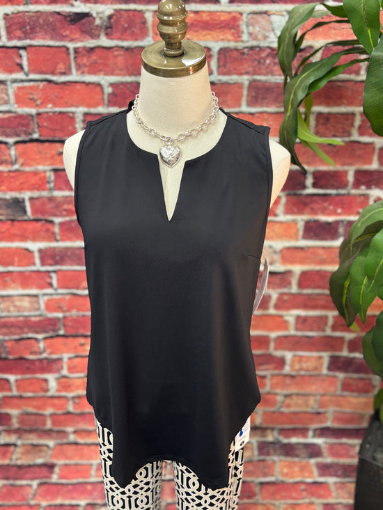 Sleeveless Key Hole Top