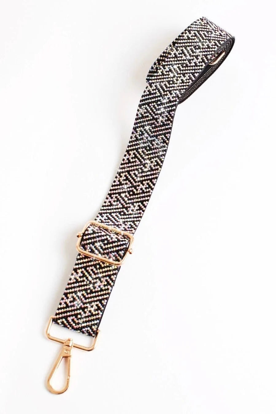 Sparkling Rhinestone Guitar Strap