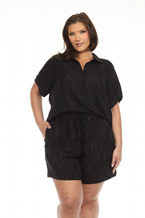 Midnight Stripe Airflow Top