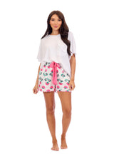 Load image into Gallery viewer, Pink Peony Pajama Shorts
