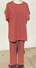 Load image into Gallery viewer, Modal Wide Leg Pants with Bottom Slits
