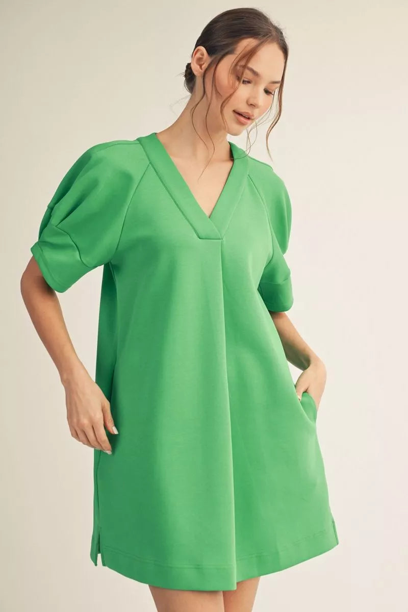 Easy Living V-Neck Dress