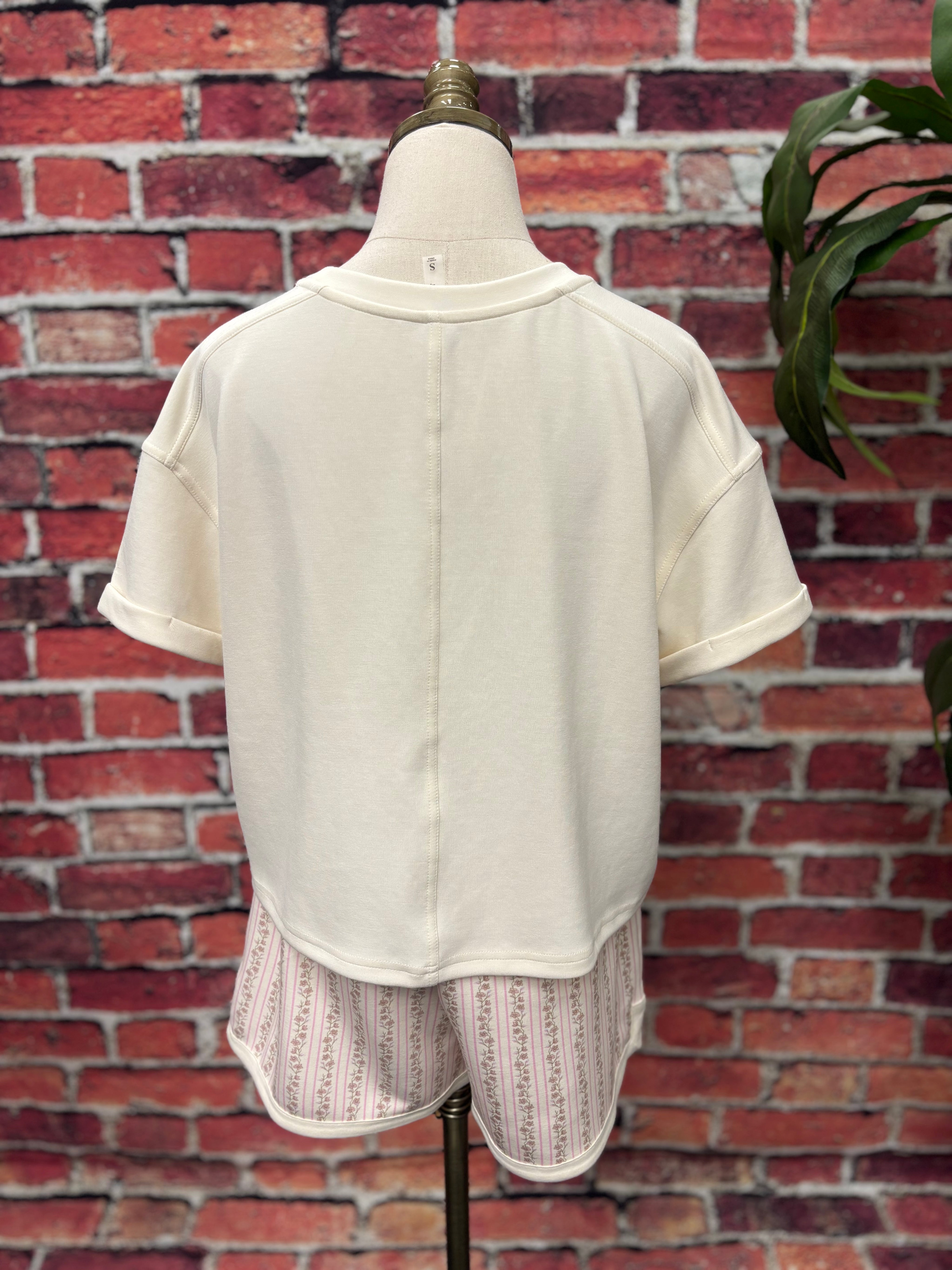 Soft Knit Bow Tee