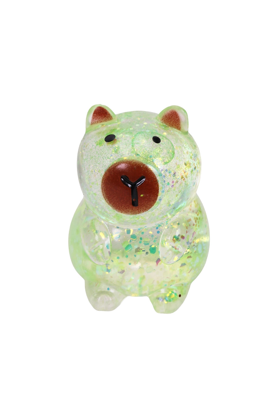 Capybara Iridescent Glittery Squishy