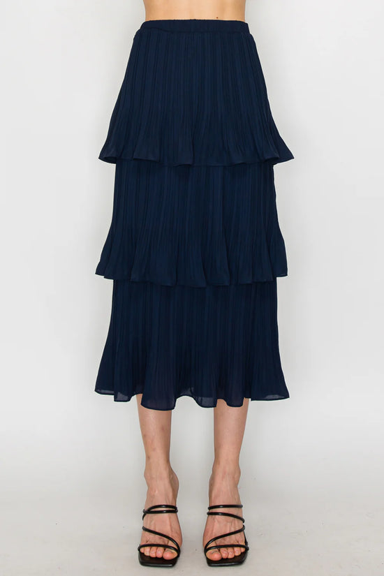 Jesiah Ruffle Top With Matching Ruffle Skirt