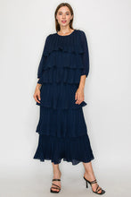 Load image into Gallery viewer, Jesiah Ruffle Top With Matching Ruffle Skirt
