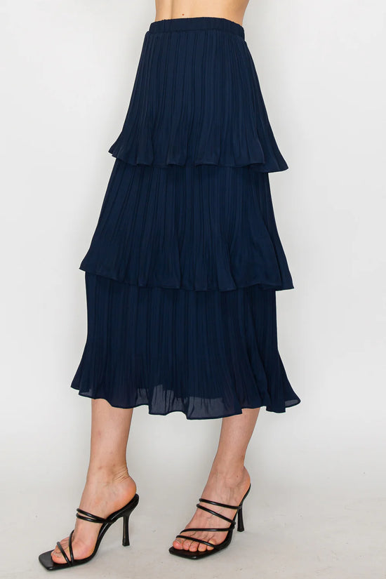 Jesiah Ruffle Top With Matching Ruffle Skirt