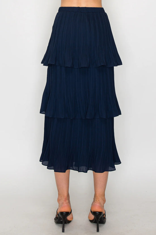 Jesiah Ruffle Top With Matching Ruffle Skirt