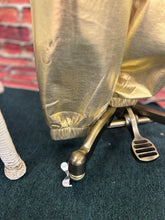 Load image into Gallery viewer, Metallic Gold Jogger Pants
