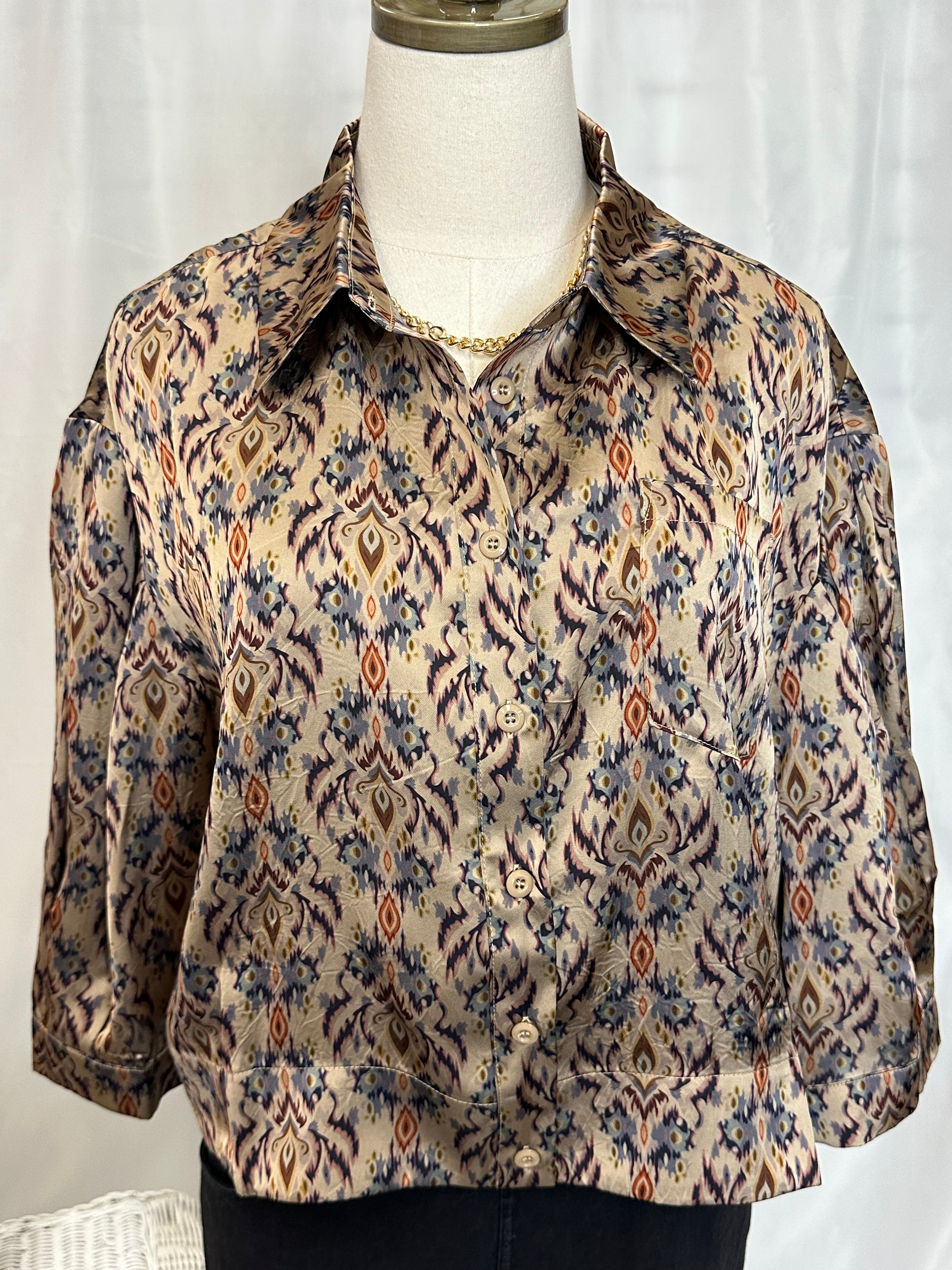 Just For Me Shirt Jacket *FINAL SALE*