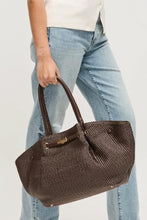 Load image into Gallery viewer, Kaia Straw Tote Bag

