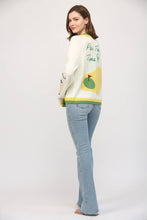 Load image into Gallery viewer, GOLF EMBROIDERED PATCH CARDIGAN
