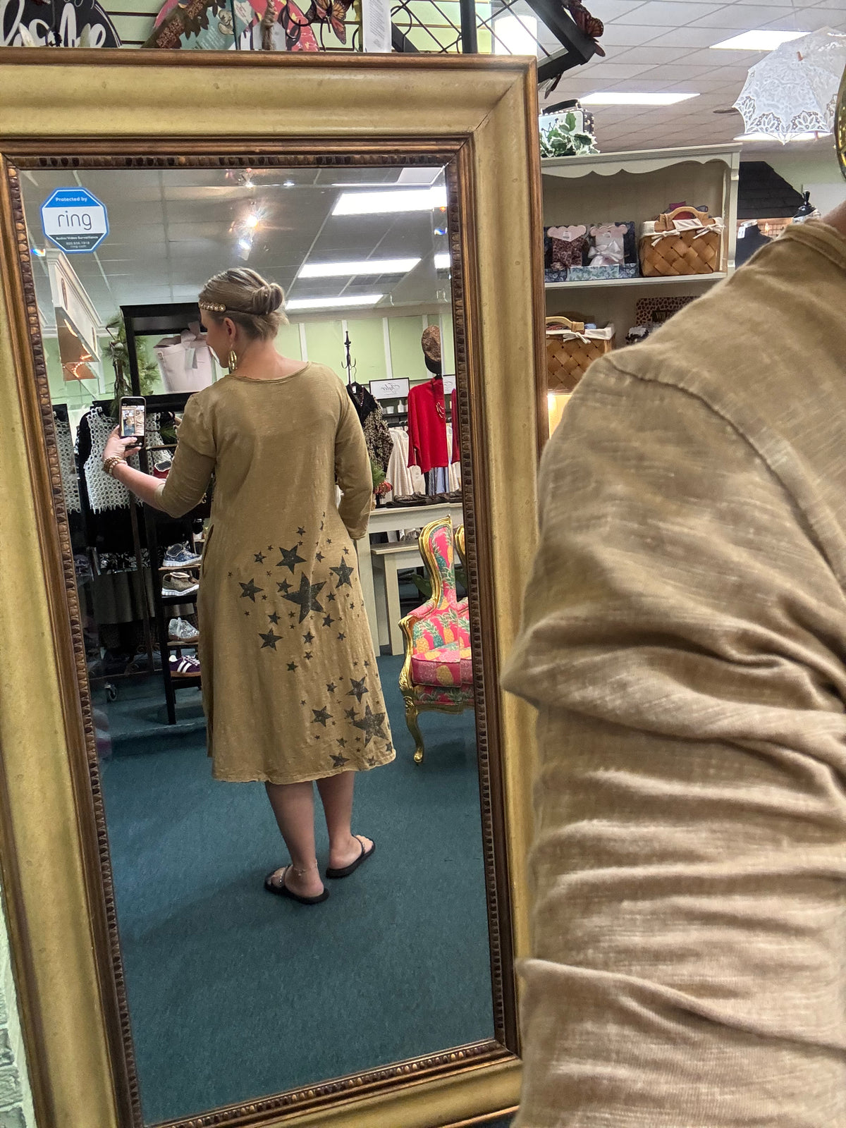 Vintage Butterfly Maxi Dress