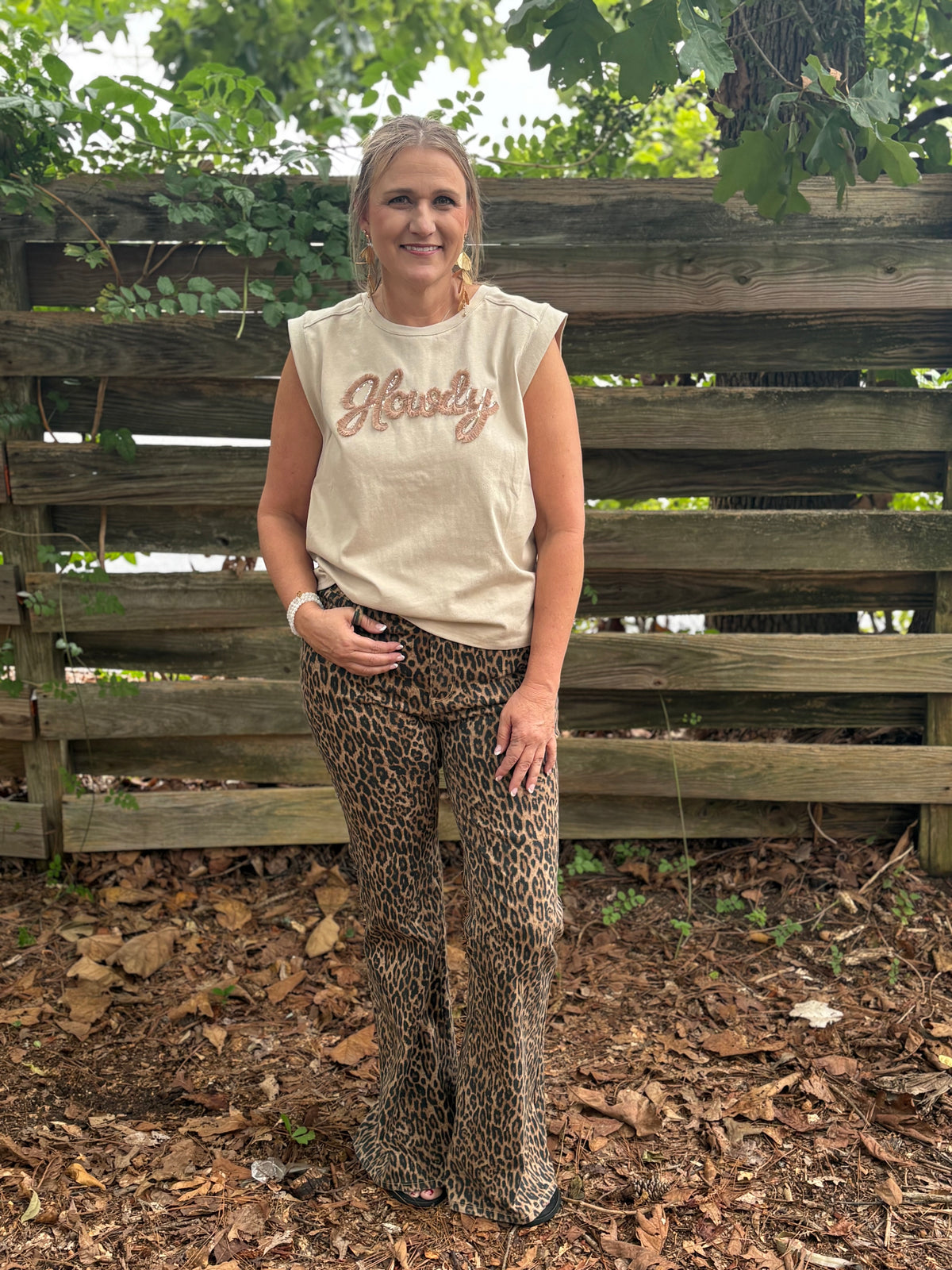 Judy Blue Jaqueline Leopard Flare Luxe