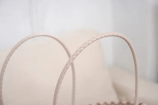 Elysa See Through Hand Woven Eco Plastic Tote Bag