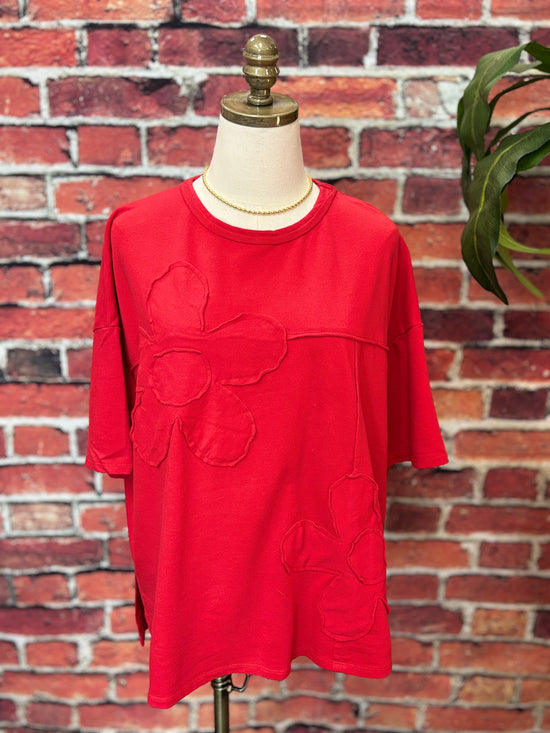 Cherry Blossom Oversized Cotton Top