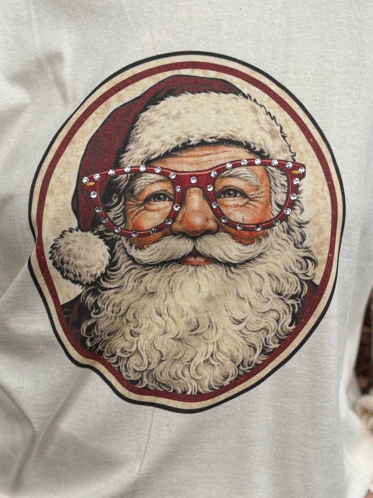 Santa Sparkle Long Sleeve Tee