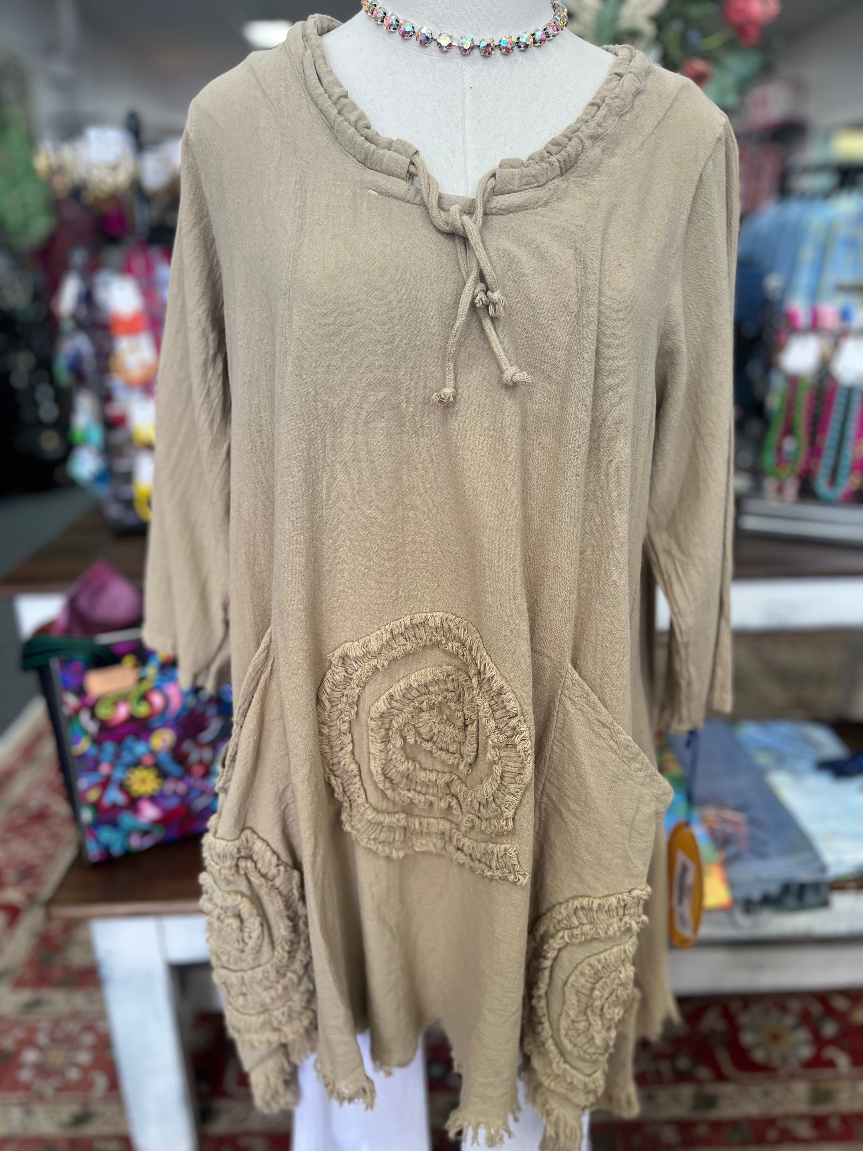 Oh My Gauze Circle Top *FINAL SALE*