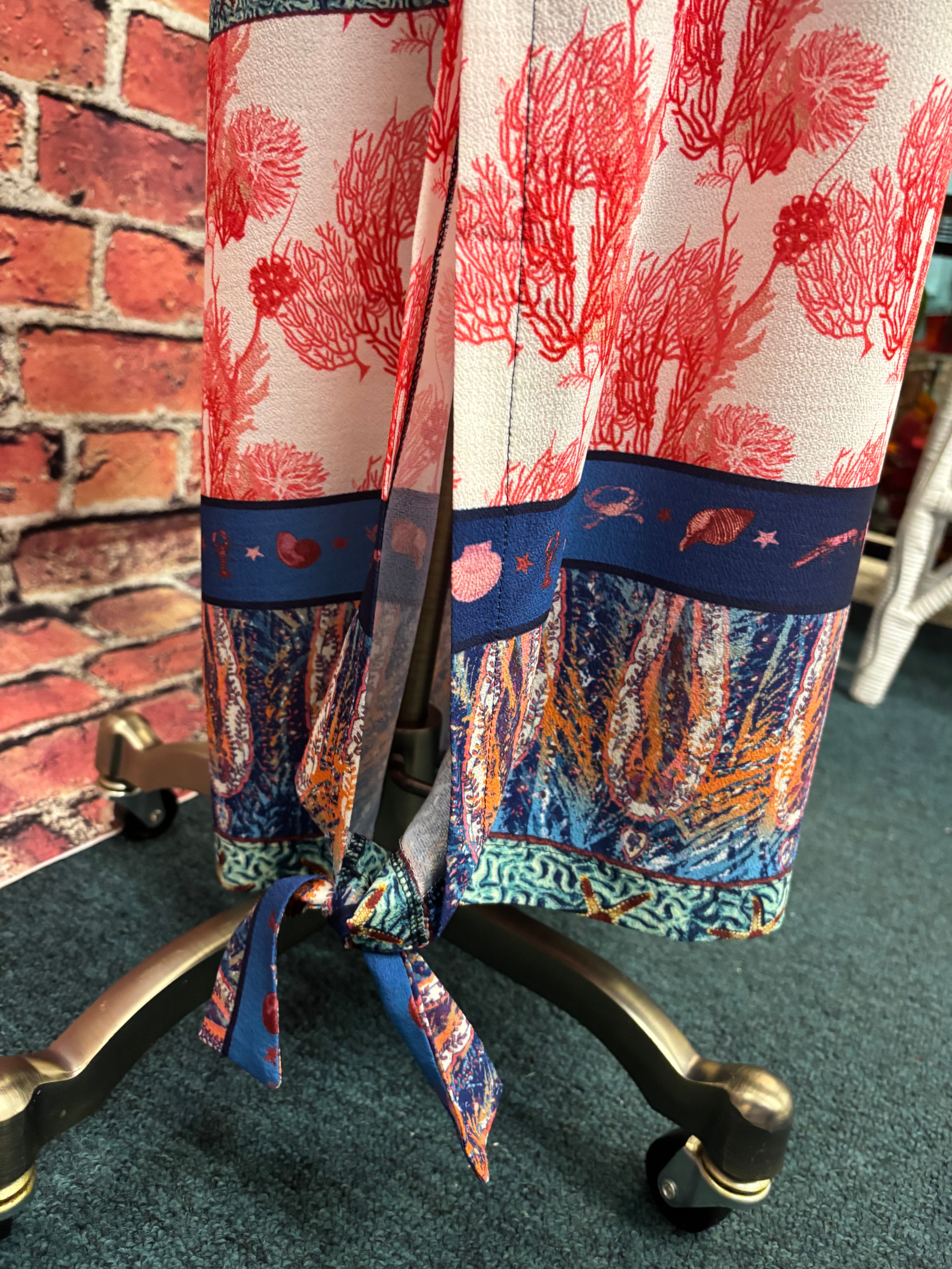Seaside Patchwork Palazzo Pants