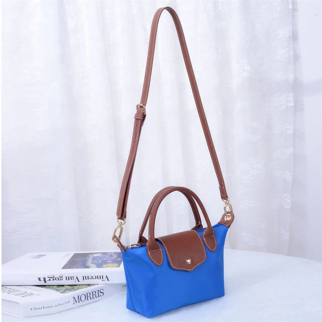 Britney Nylon Double Handle Mini Crossbody Bag