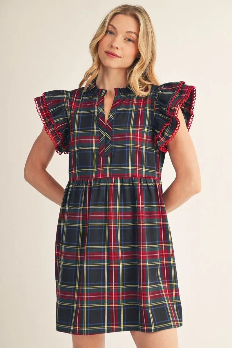 Best Days Plaid Dress