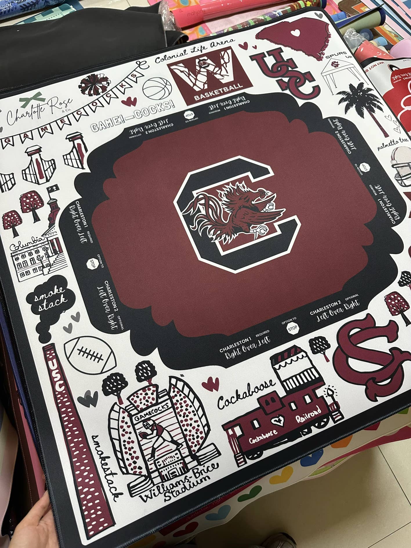 USC Gamecocks Mahjong Mat