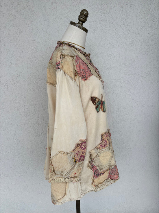 Boho Butterfly Patchwork Jacket