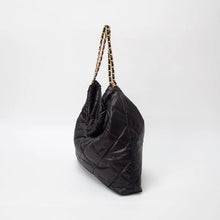 Load image into Gallery viewer, Chrissy Puffer Quilted Hobo Tote
