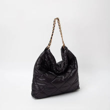 Load image into Gallery viewer, Chrissy Puffer Quilted Hobo Tote
