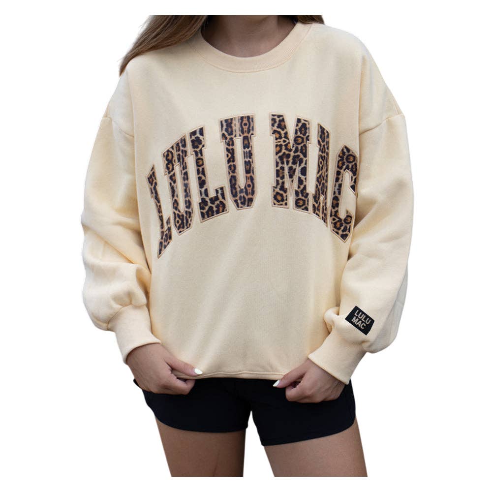 Lulu Mac Long Sleeve Crew Neck Sweatshirt
