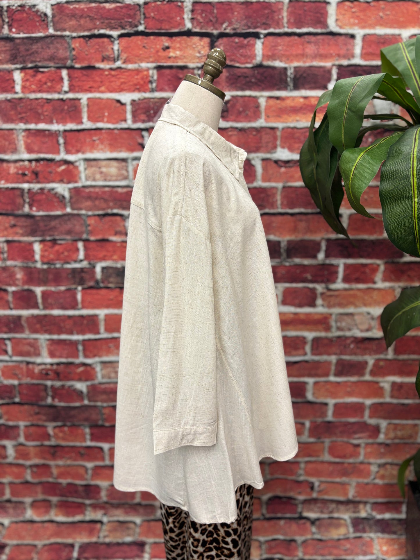 Natural Breeze Linen Blend Tunic