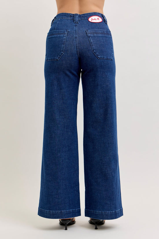 HW Retro Wide W/ Patch Pkts & Twisted Seams