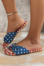 Load image into Gallery viewer, Stars &amp; Stripes Cute Bow Knot Flip Flops
