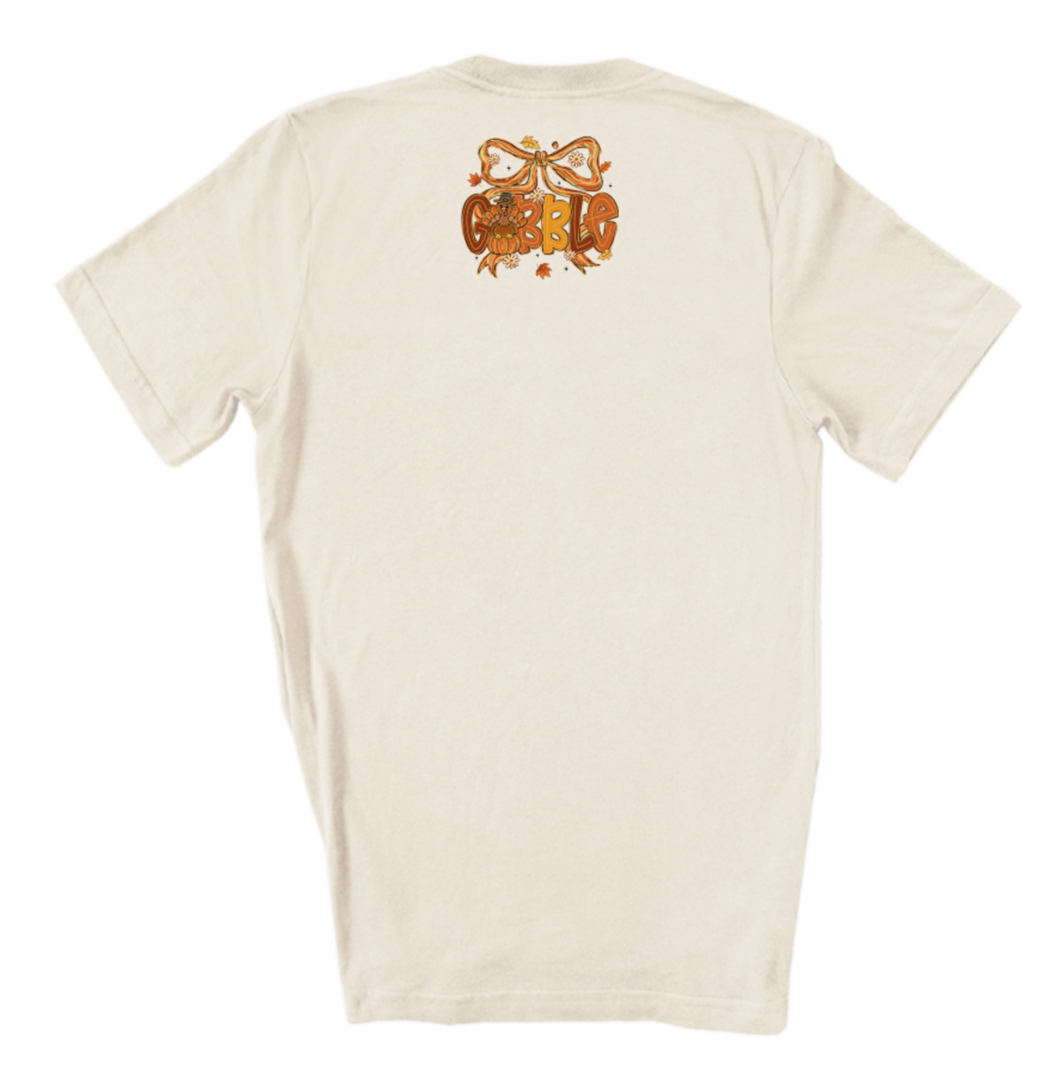 Gobble Bow Blingy Rhinestone Thanksgiving Tee