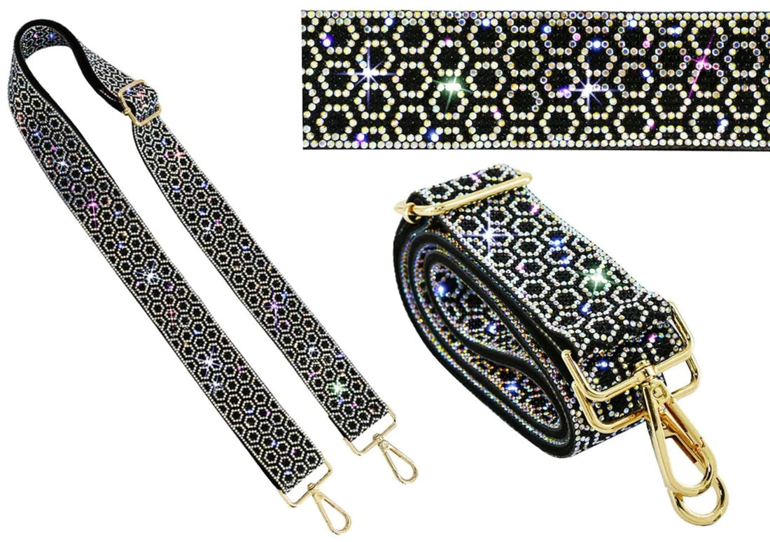 Sparkling Rhinestone Guitar Strap – Vikki'sA Unique Boutique