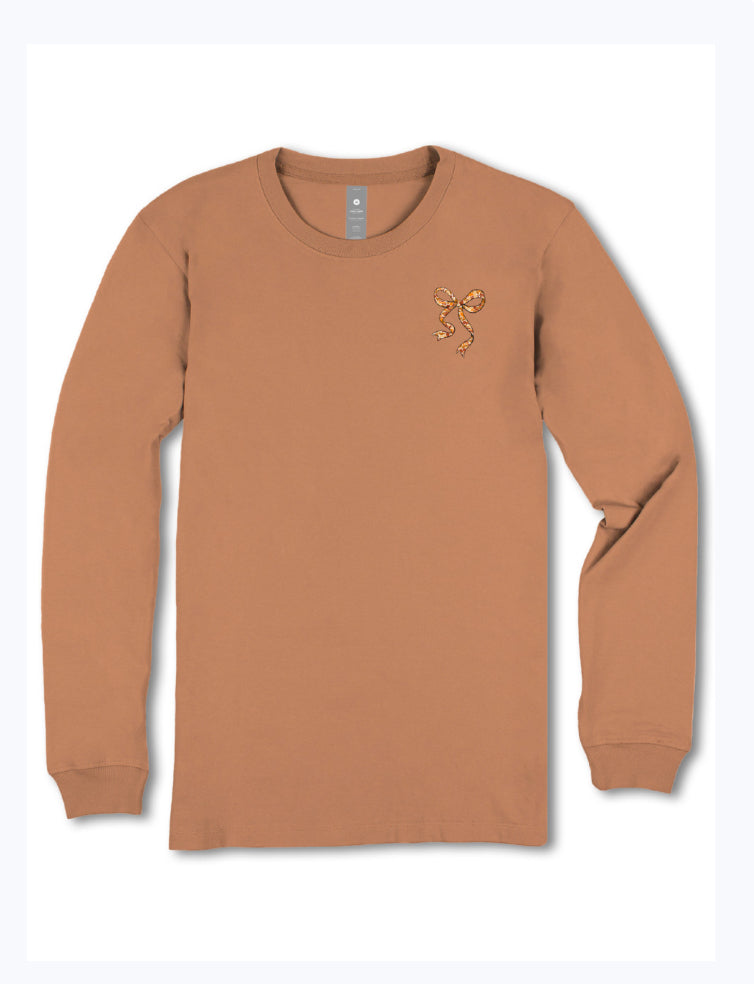 Chestnut Camo Bow Tee