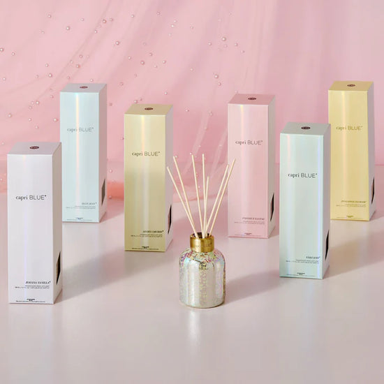Capri Blue Pineapple Flower Mercury Iridescent Petite Reed Diffuser