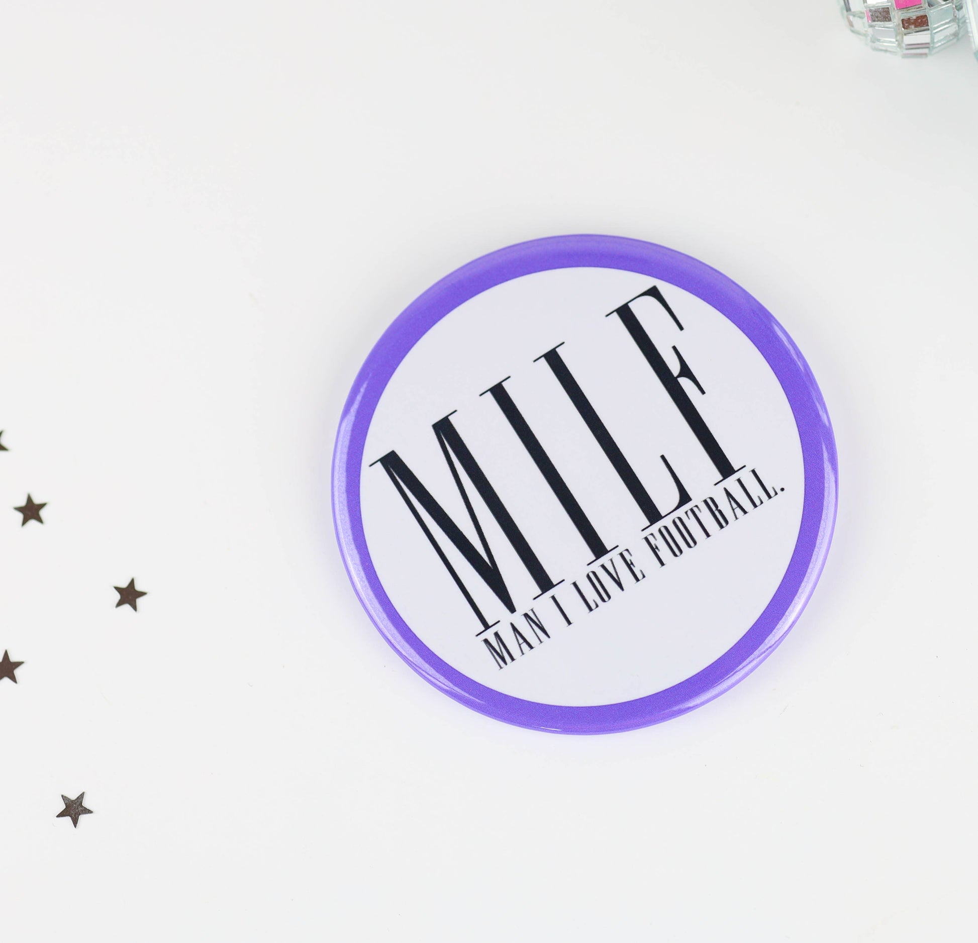 Purple Game Day  Buttons | Game Day Pins