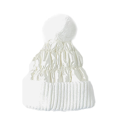 Metallic Puffer Beanies *FINAL SALE*