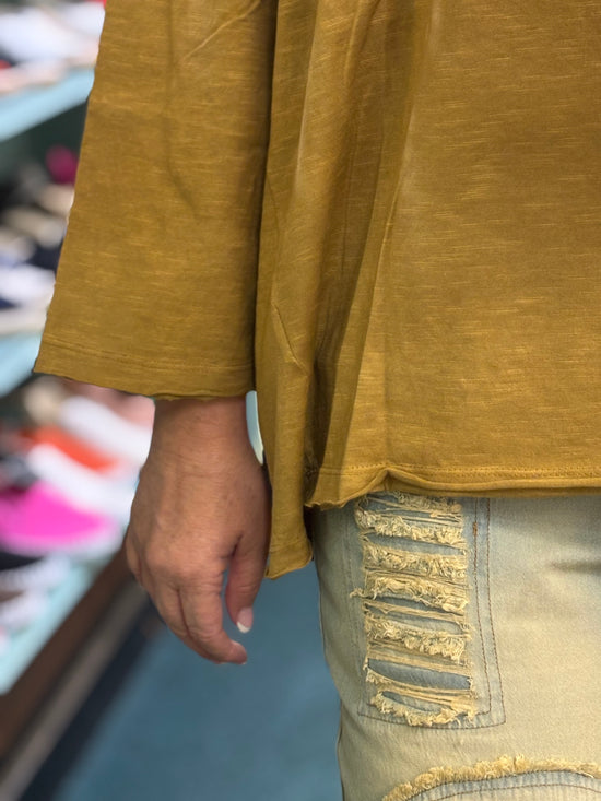 LeeNa 3/4 Sleeve Top