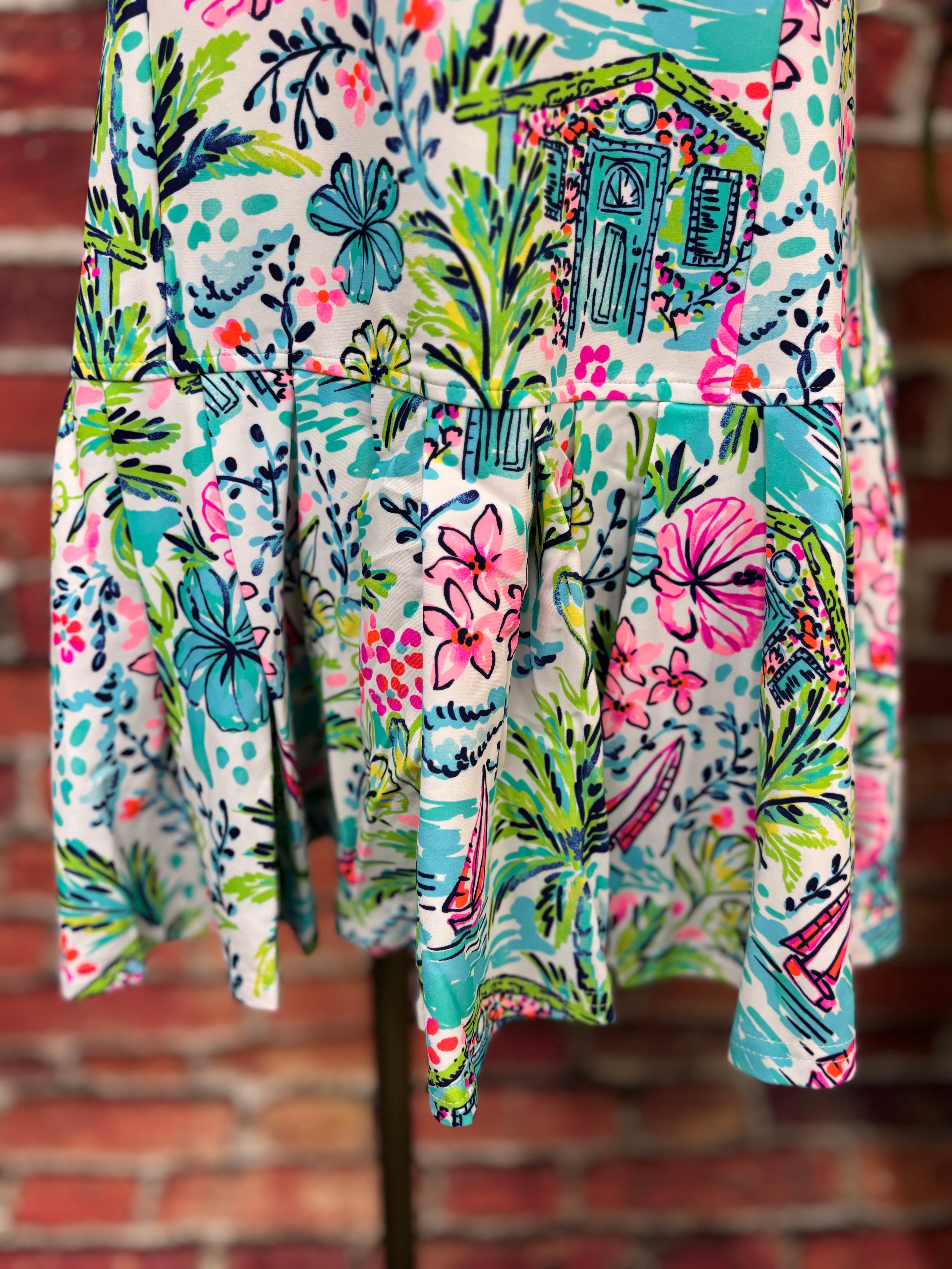 Coastal Cabana Swing Dress