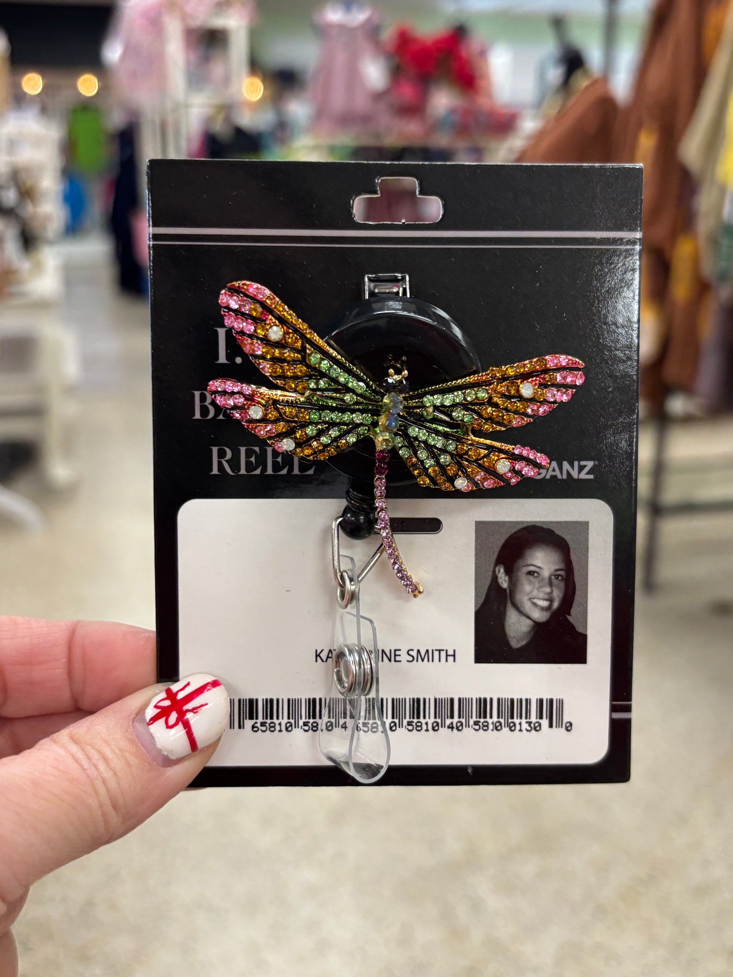 Rhinestone Badge Holders