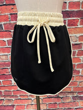 Load image into Gallery viewer, Black &amp; Cream Sporty Chic Skort Set
