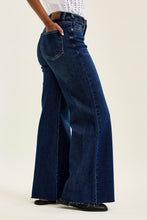 Load image into Gallery viewer, Judy Blue HW Retro Wide w/ Adjustable WB Tabs + Raw Hem
