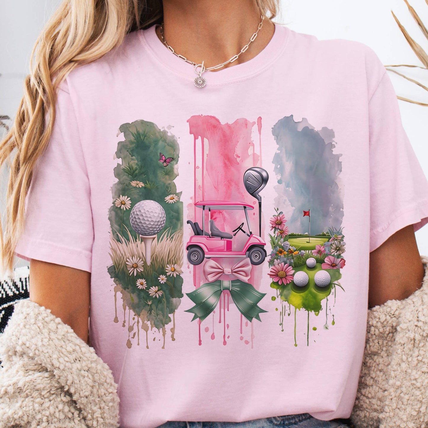 Golf Preppy Lilly Country Club Resort Graphic Tee