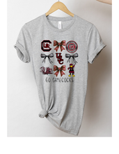 Load image into Gallery viewer, Gamecocks Bows Game Day Tee
